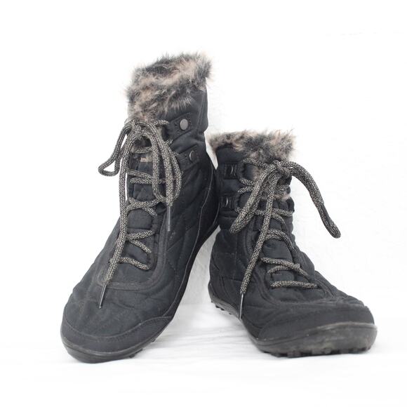 Columbia Women’s Minx Shorty III Boot Size 8.5 Faux-fur - Picture 1 of 6